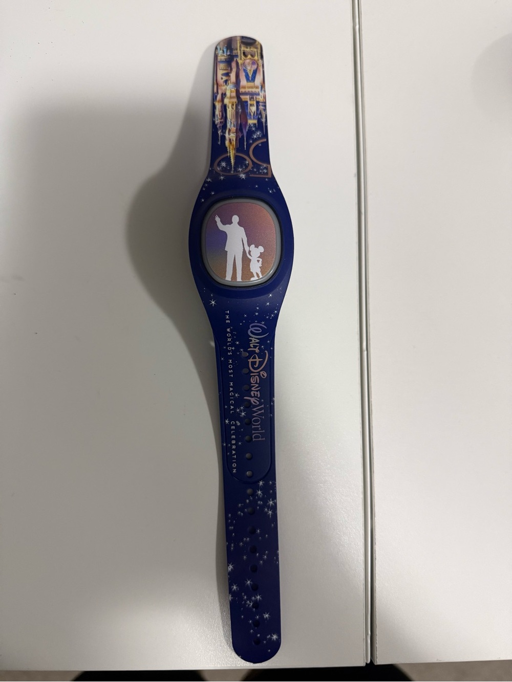 Disney World 50th Anniversary Blue MagicBand+ NEVER WORN